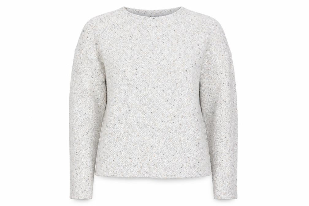 New Look Womens Grey   Pullover Jumper Size L  - Sequins all over