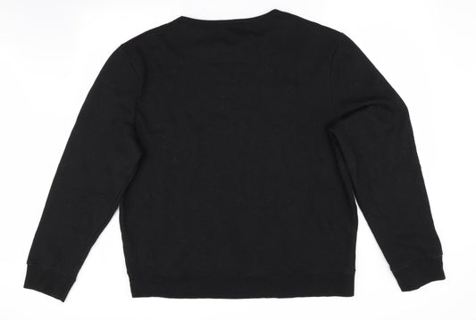 Preworn Mens Black   Pullover Sweatshirt
