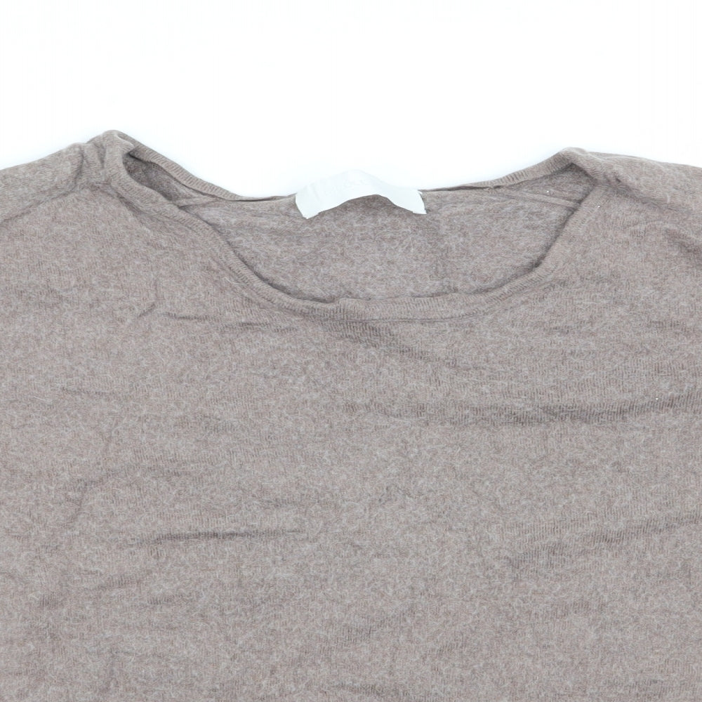 NICOLE FARHI Womens Brown   Pullover Jumper Size S