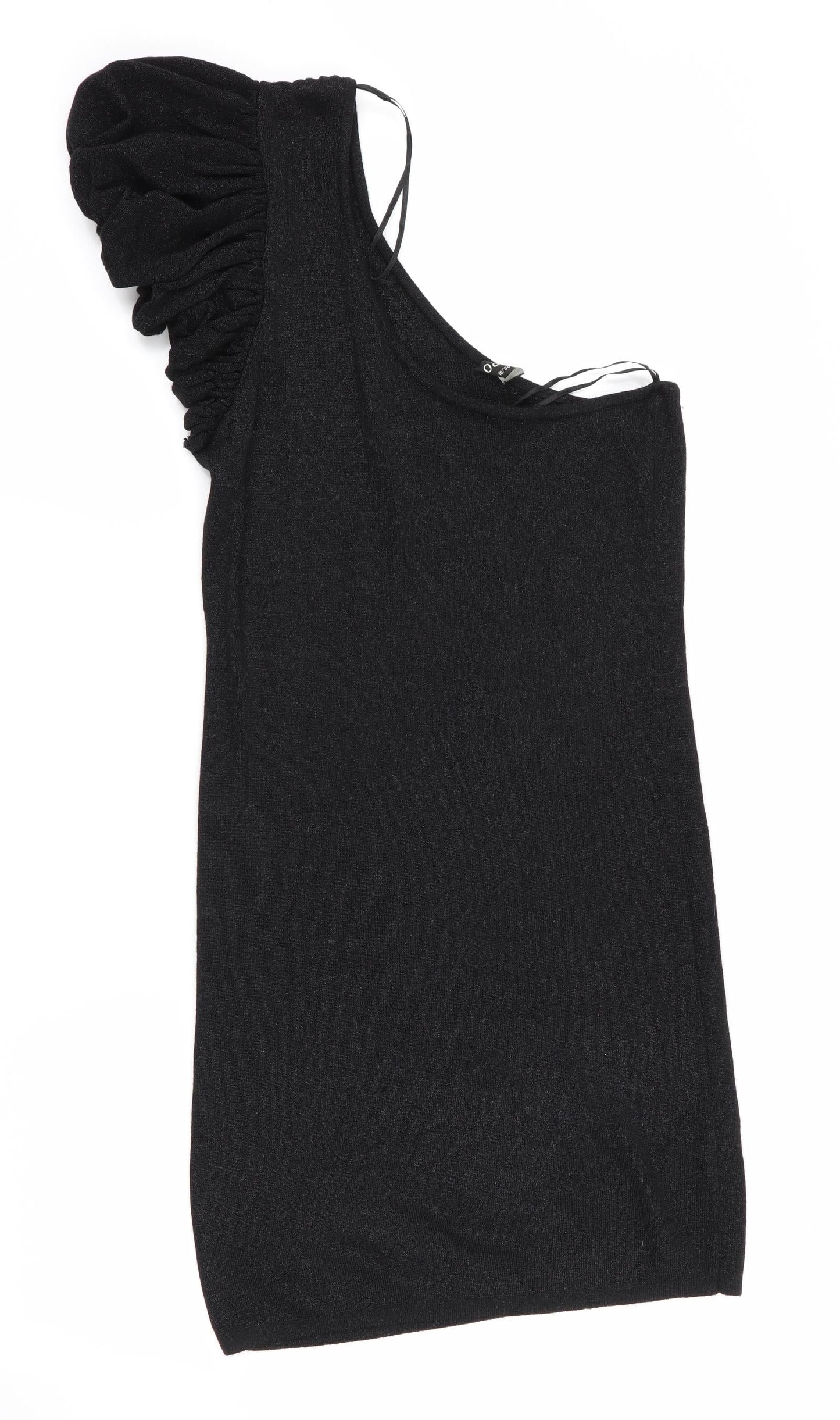 Oasis Womens Black   Jumper Dress  Size 10  - Subtle glitter effect