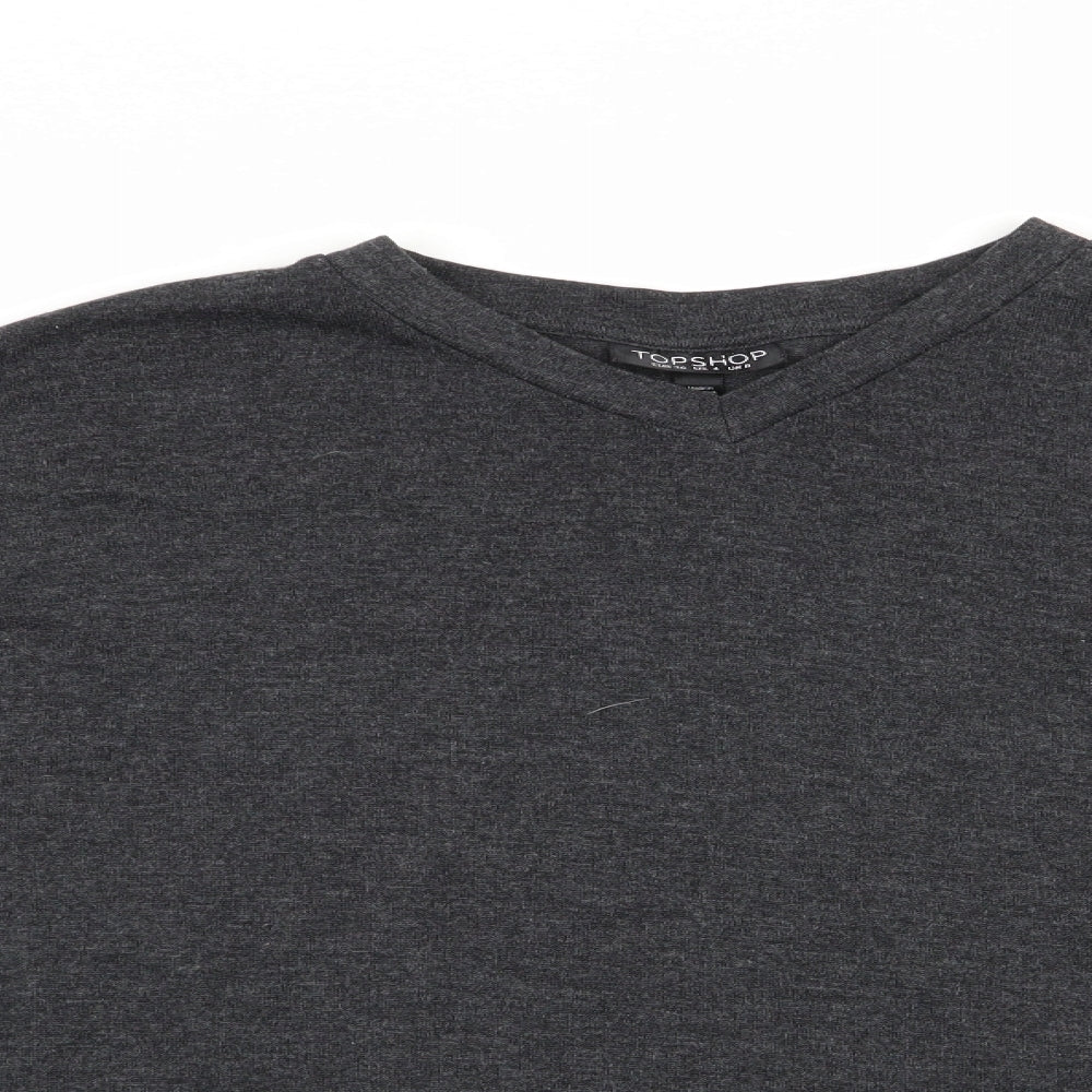 Topshop Womens Grey   Pullover Jumper Size 8