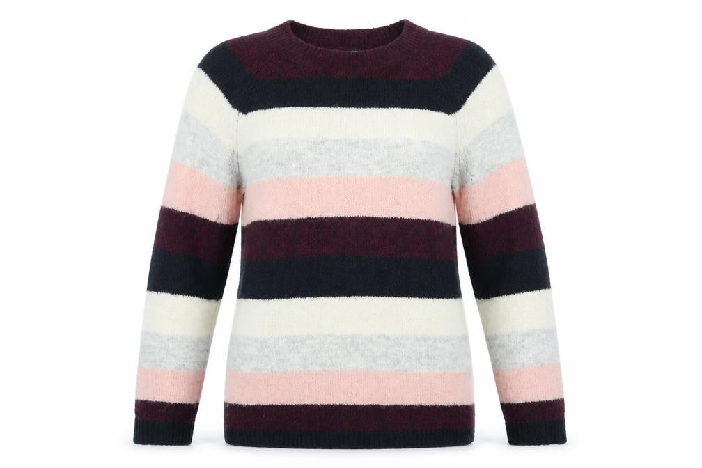 Dorothy Perkins Womens Black Striped  Pullover Jumper Size 12