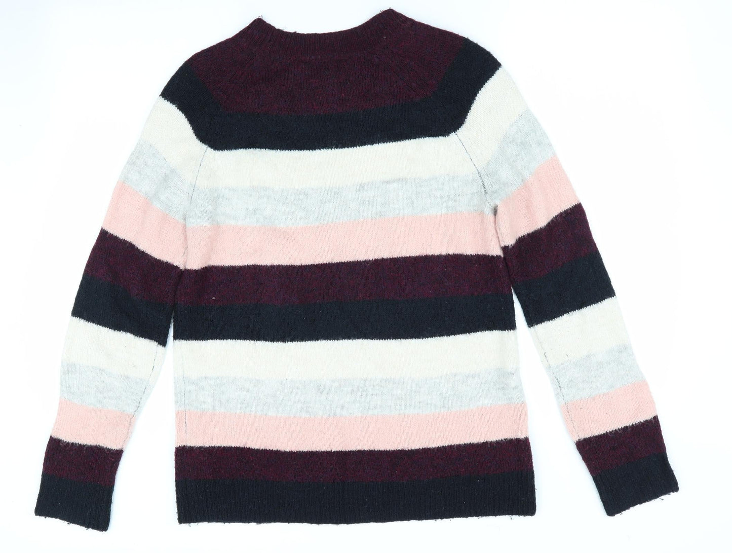 Dorothy Perkins Womens Black Striped  Pullover Jumper Size 12