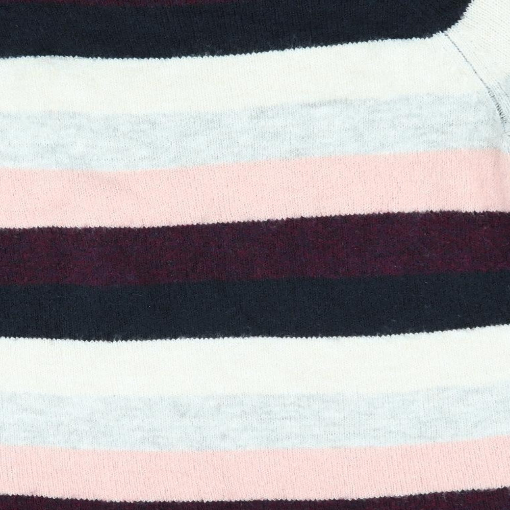 Dorothy Perkins Womens Black Striped  Pullover Jumper Size 12