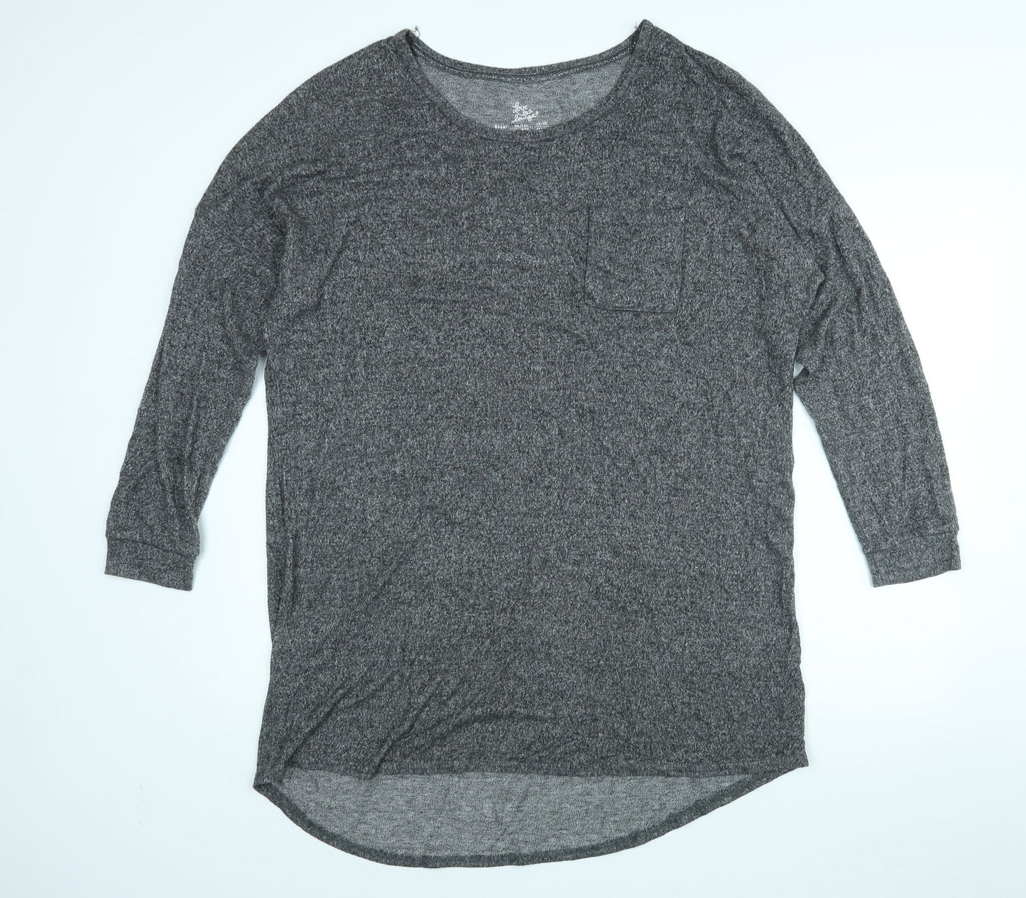 Love To Lounge Womens Grey   Top Pyjama Top Size 18