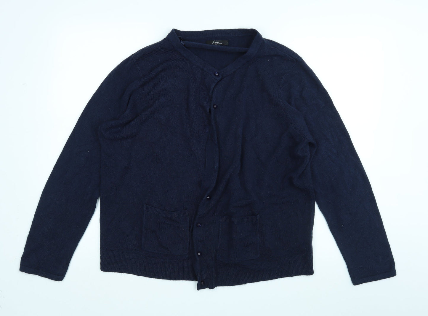 BM Womens Blue   Cardigan Jumper Size L