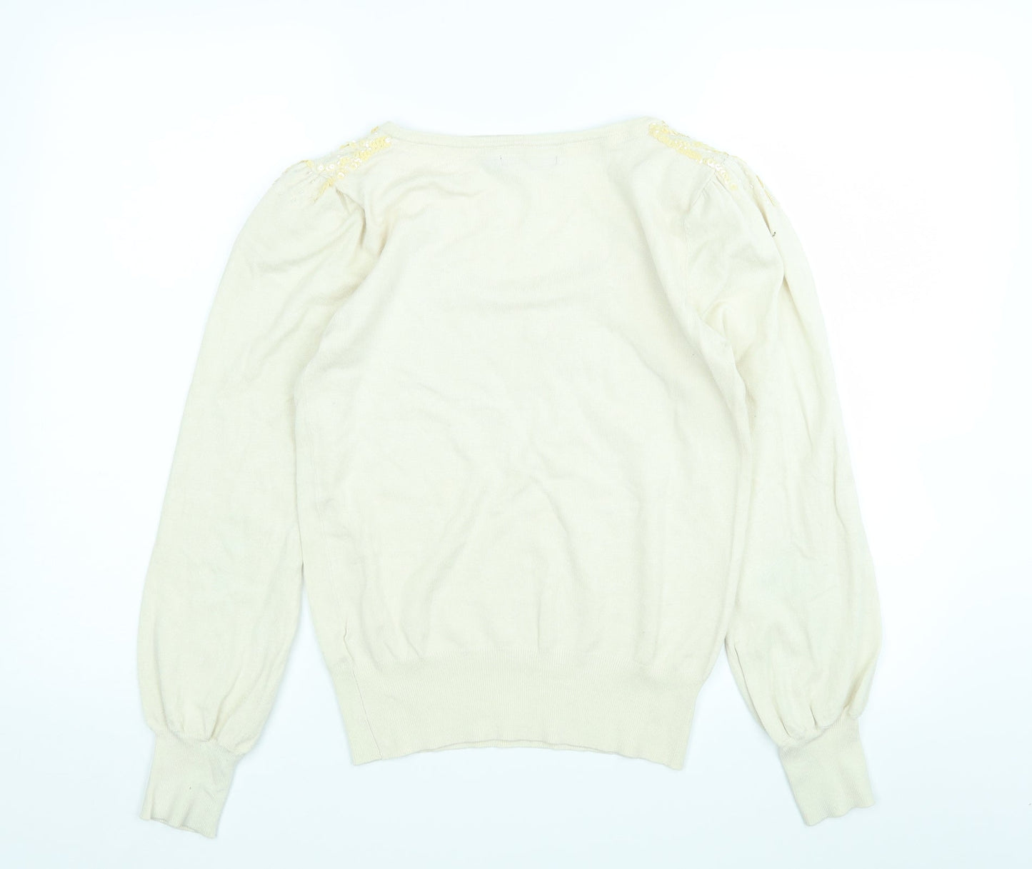 Atmosphere Womens Beige   Pullover Jumper Size M