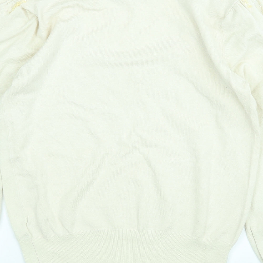 Atmosphere Womens Beige   Pullover Jumper Size M