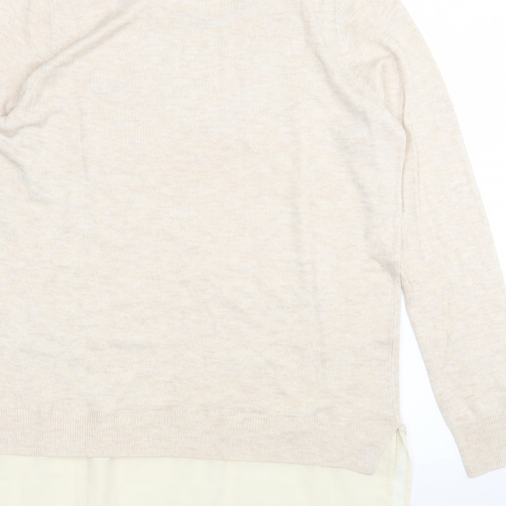 F&F Womens Beige   Pullover Jumper Size 12
