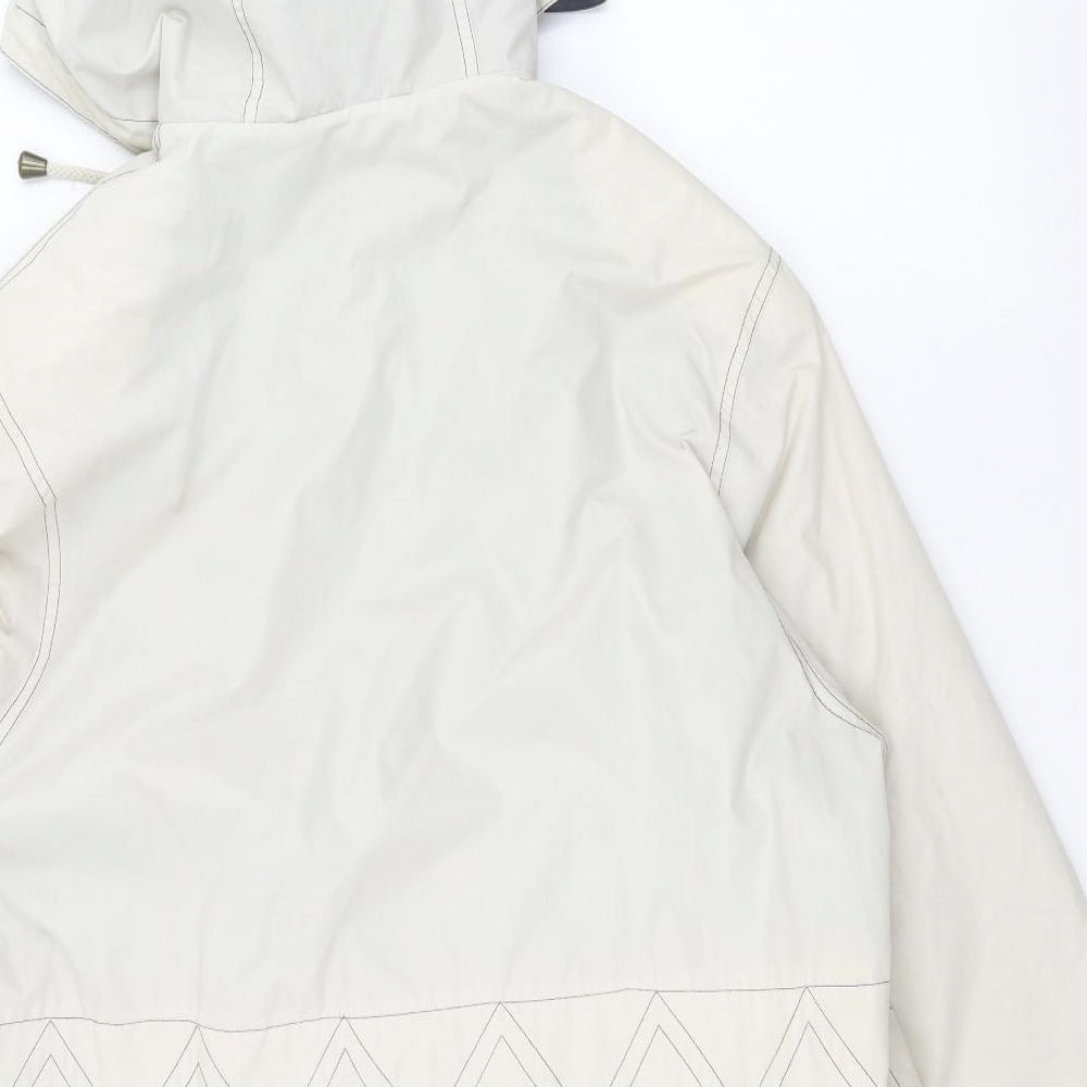 Telemac Womens Beige   Parka Coat Size 14