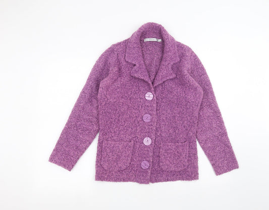 EWM Womens Pink   Jacket Coatigan Size M