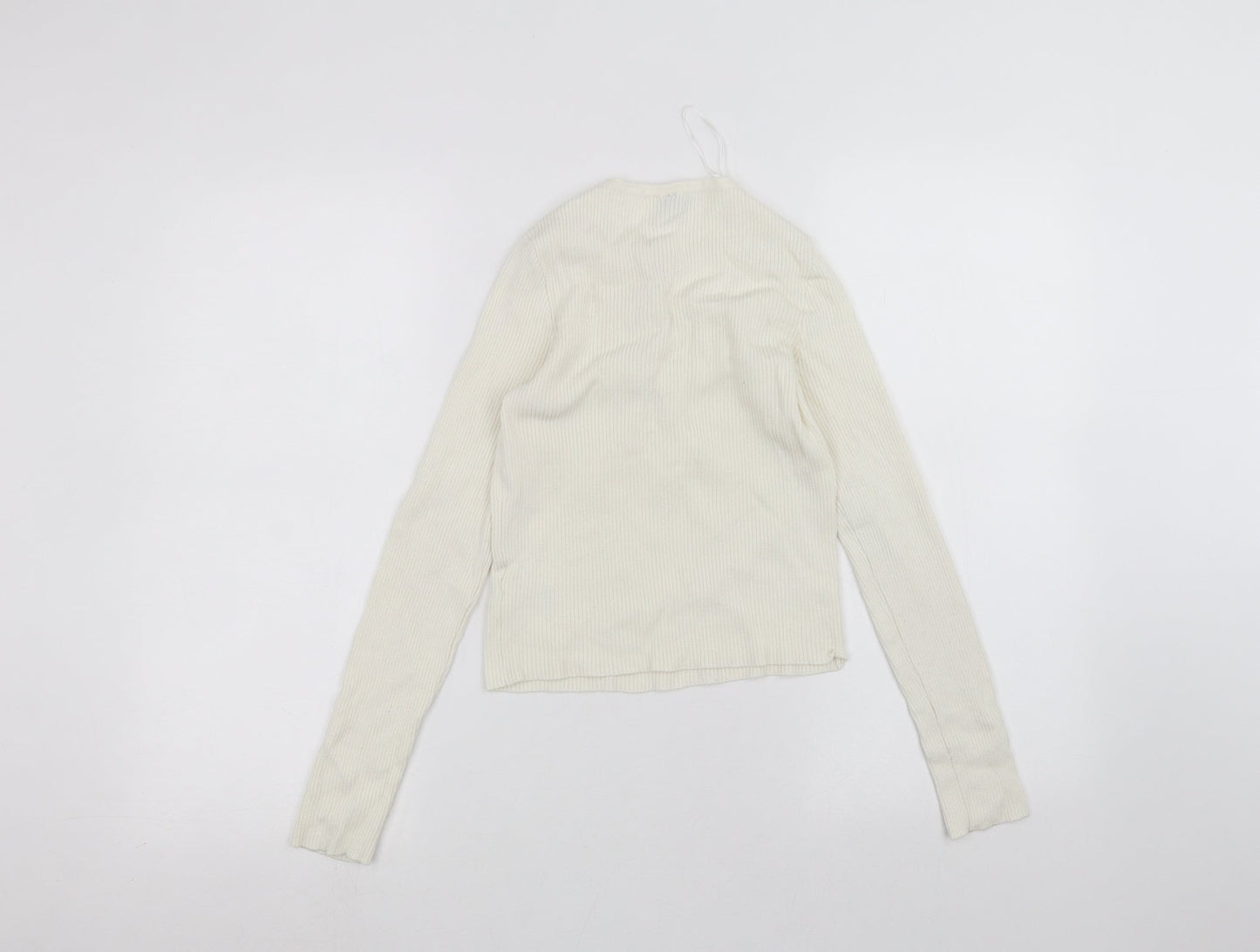 H&M Womens White   Basic T-Shirt Size S