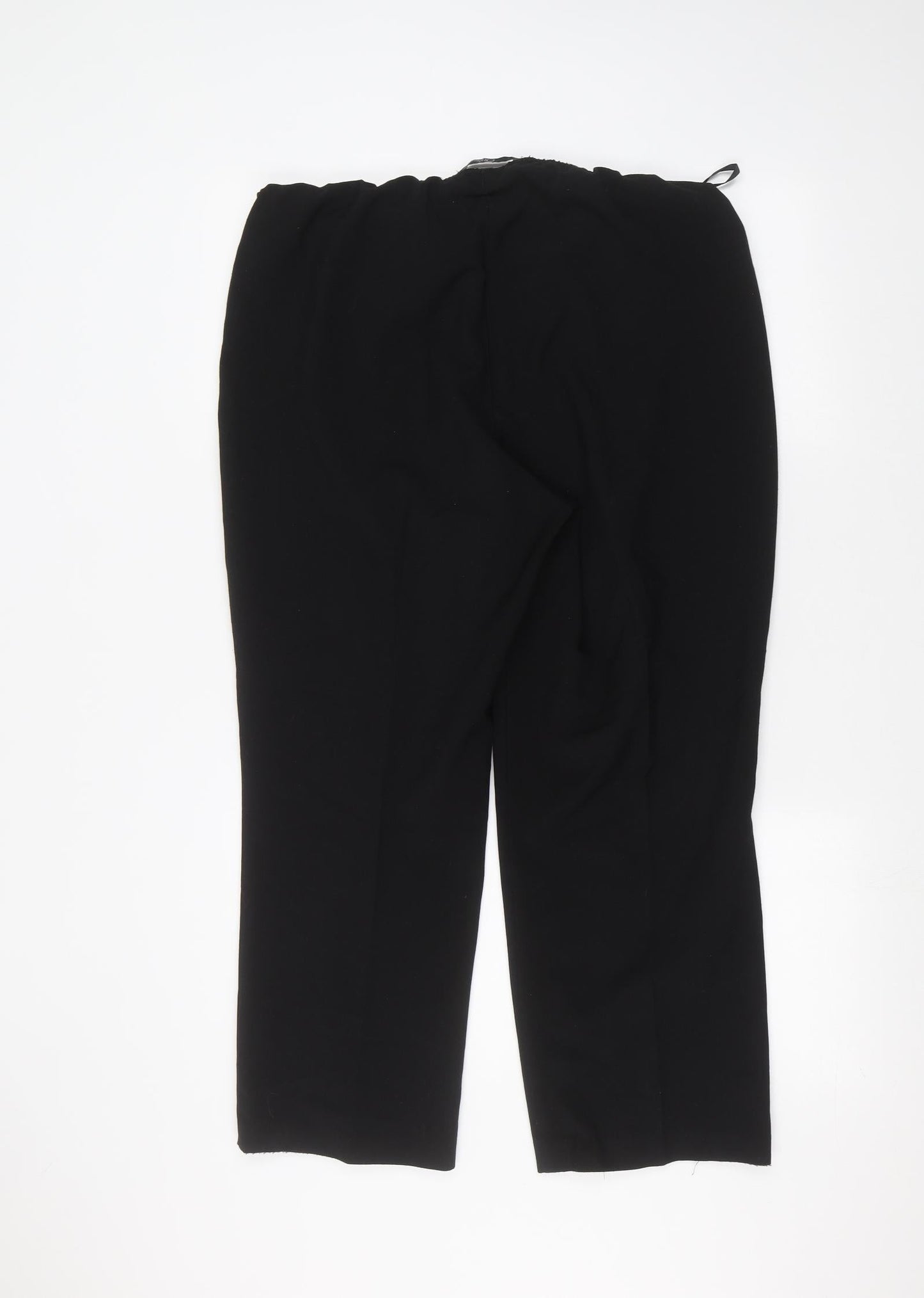 BM Womens Black   Trousers  Size 16 L24 in