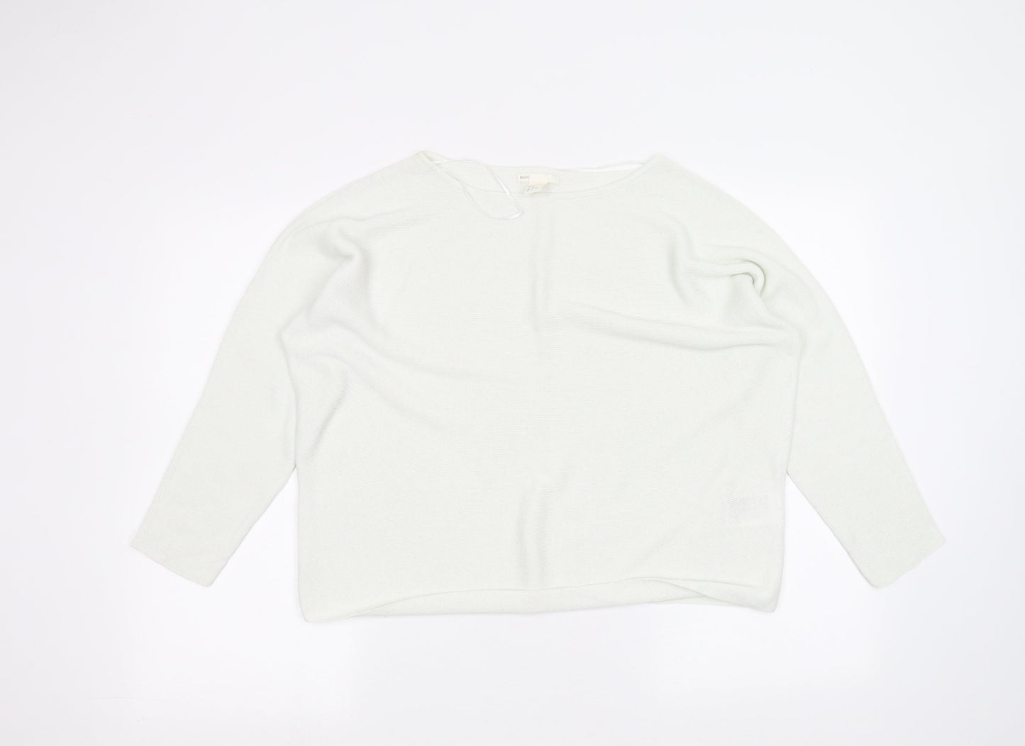 H&M Womens White   Pullover Jumper Size M