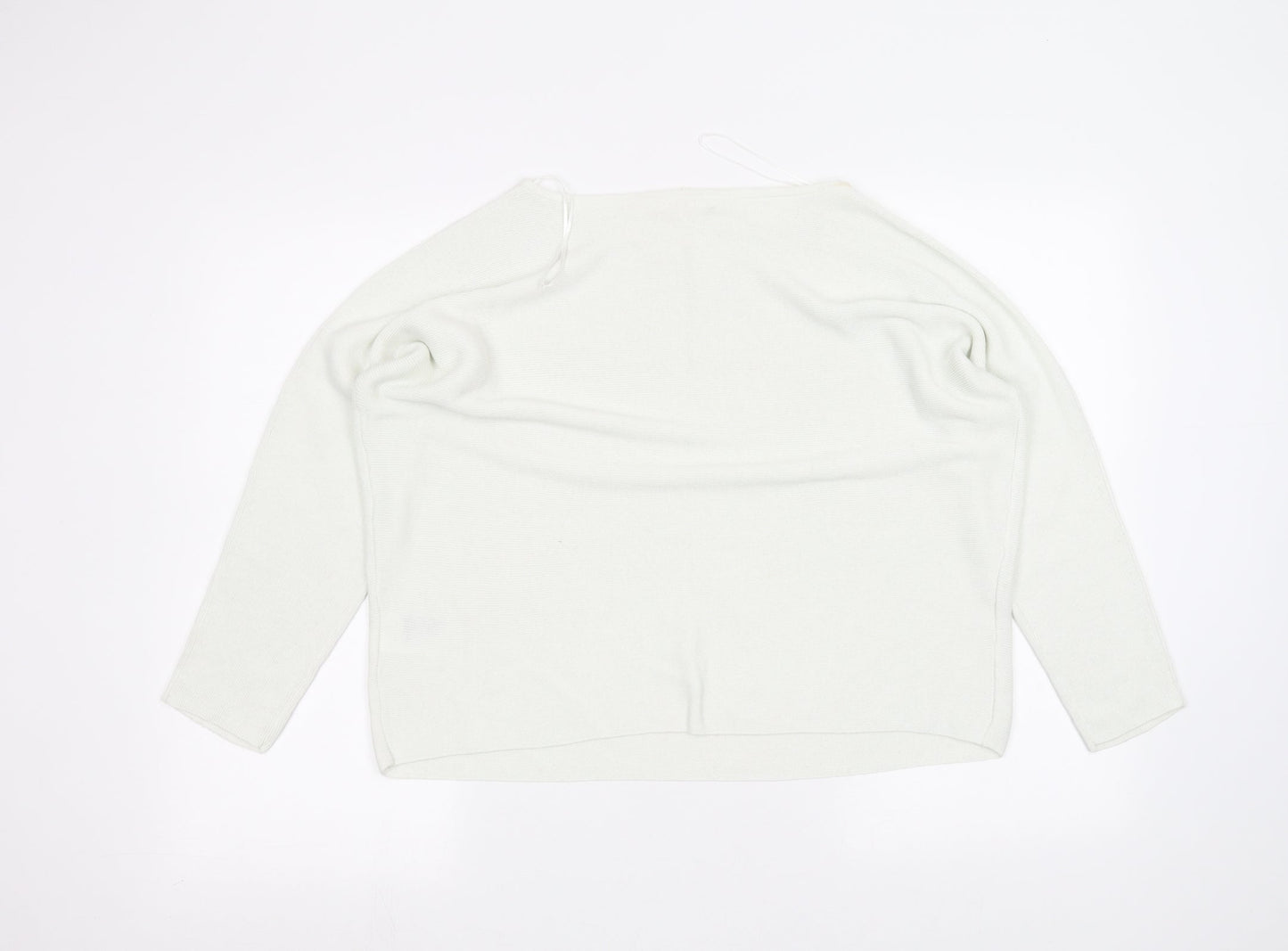 H&M Womens White   Pullover Jumper Size M