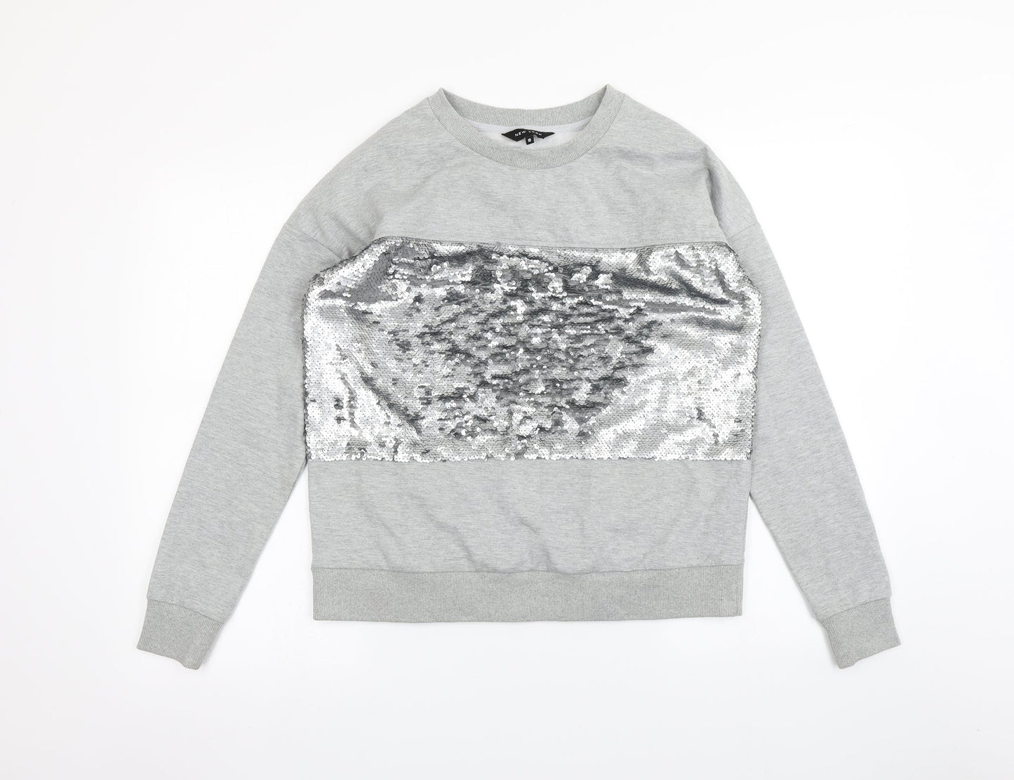 New Look Womens Grey   Pullover Jumper Size 10