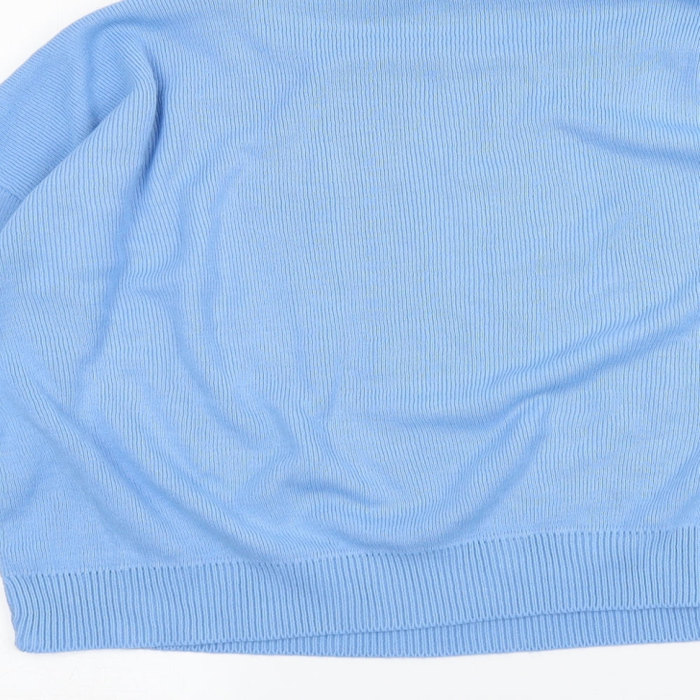 Boohoo Womens Blue   Pullover Jumper Size M