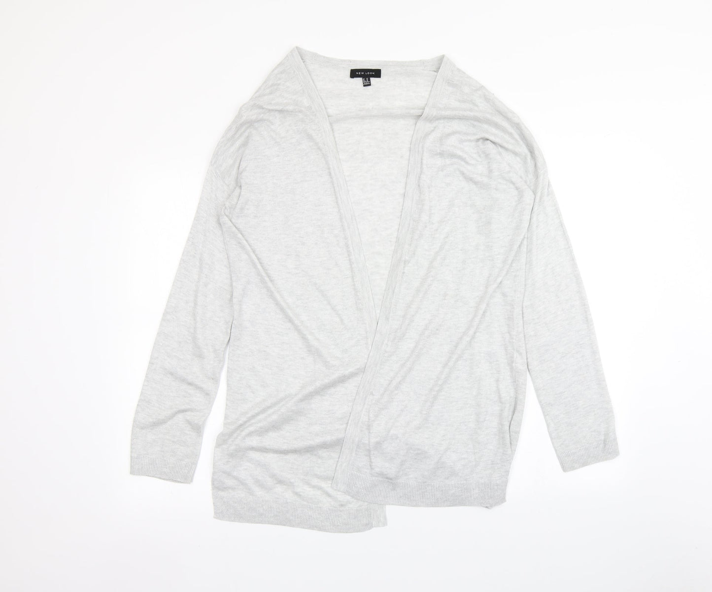 New Look Womens Silver   Cardigan Jumper Size M