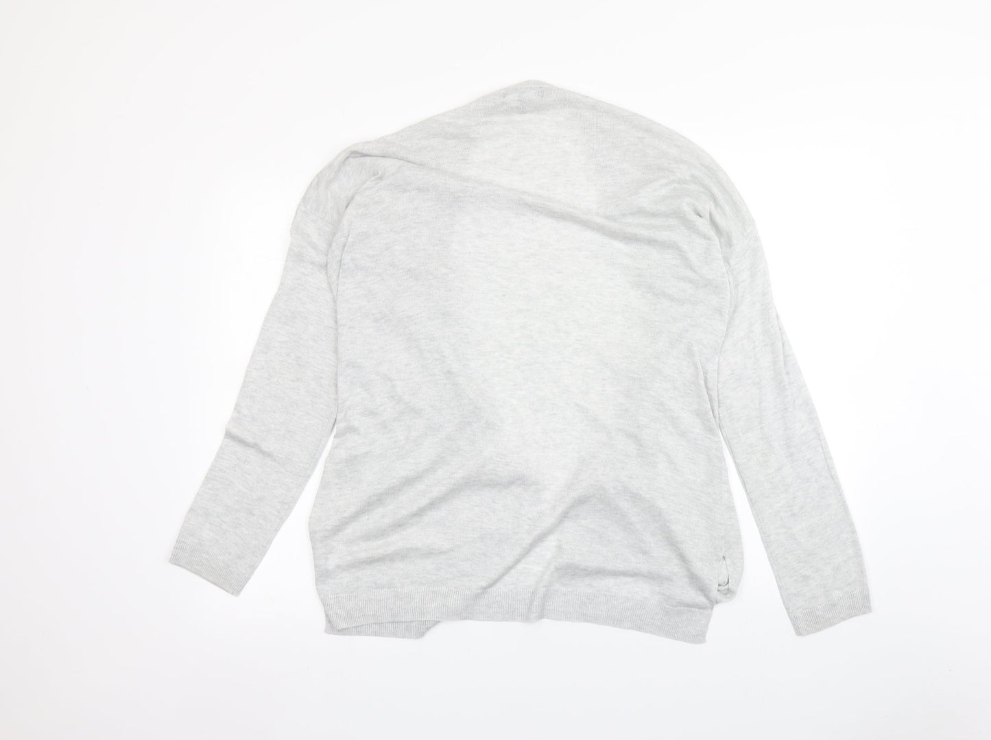 New Look Womens Silver   Cardigan Jumper Size M