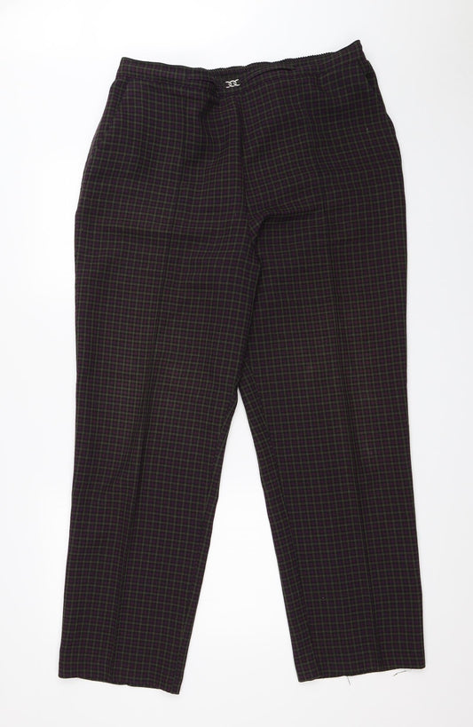 Preworn Womens Multicoloured Check  Trousers   L28 in