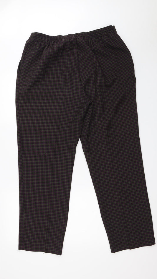 Preworn Womens Multicoloured Check  Trousers   L28 in