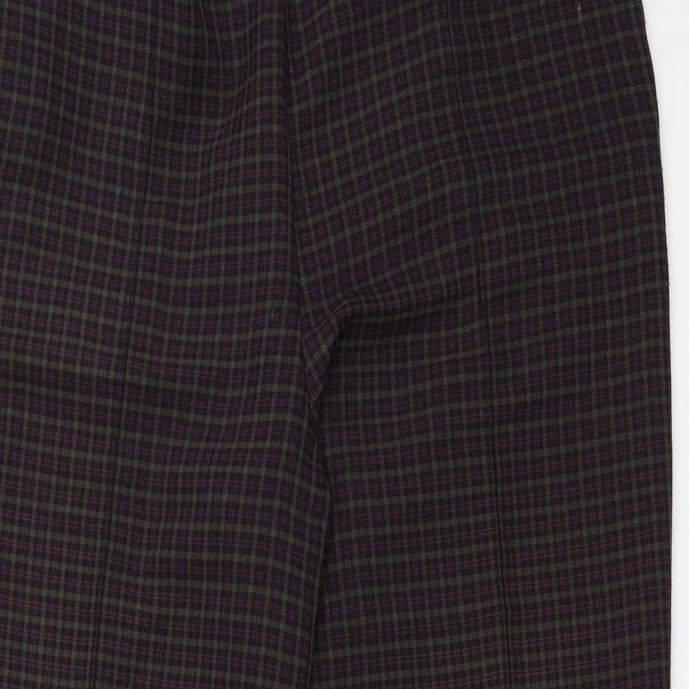 Preworn Womens Multicoloured Check  Trousers   L28 in