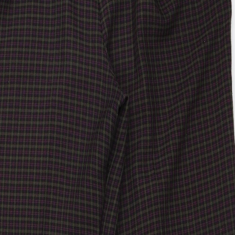 Preworn Womens Multicoloured Check  Trousers   L28 in