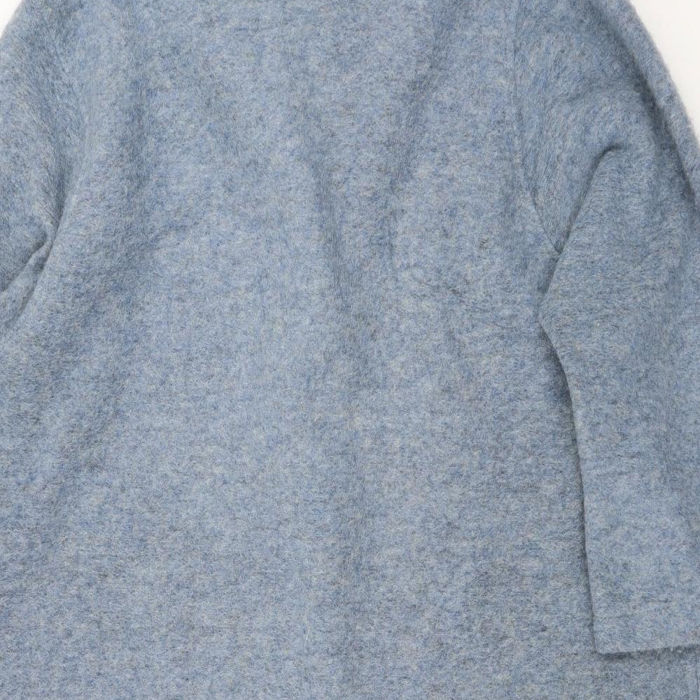 Preworn Womens Blue   Overcoat Coat