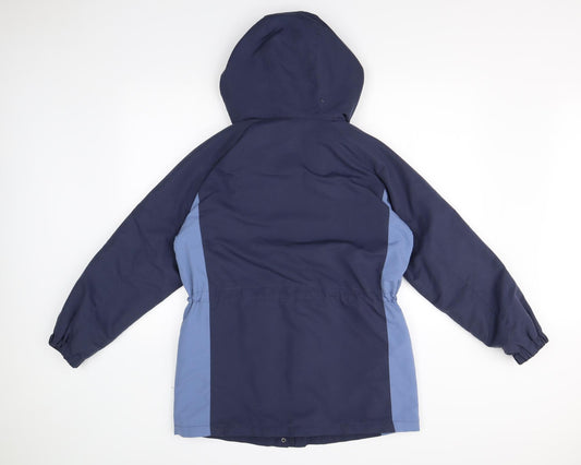 BM Womens Blue   Overcoat Coat Size S