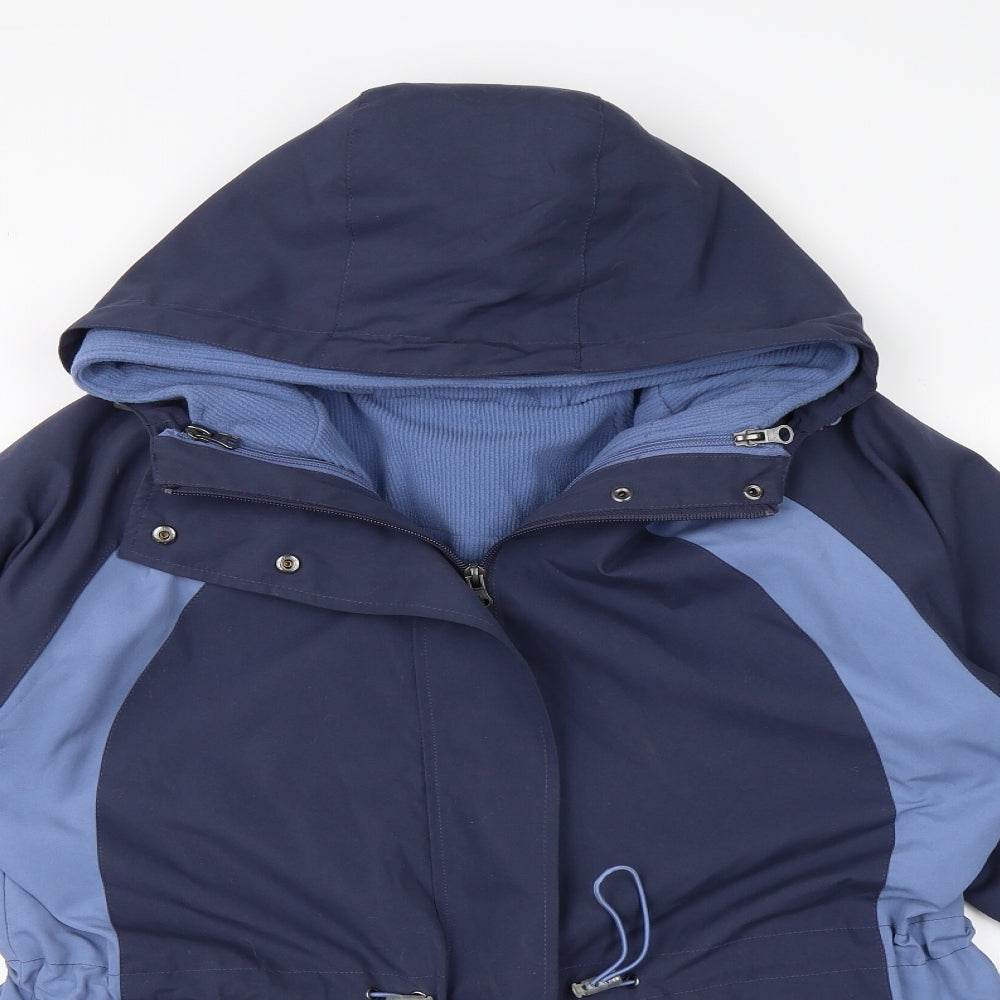 BM Womens Blue   Overcoat Coat Size S