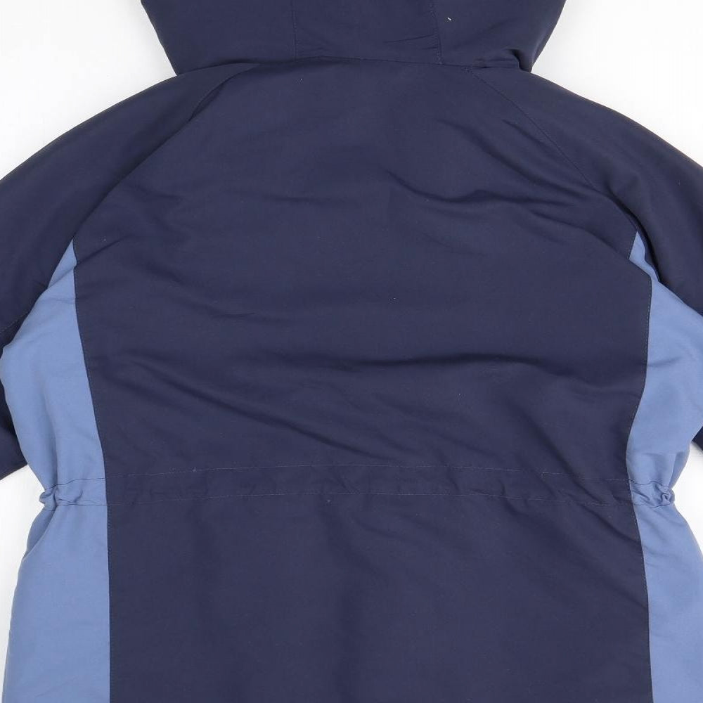 BM Womens Blue   Overcoat Coat Size S