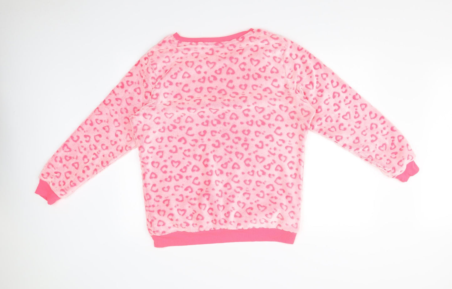 George Womens Pink Animal Print   Pyjama Top Size 14