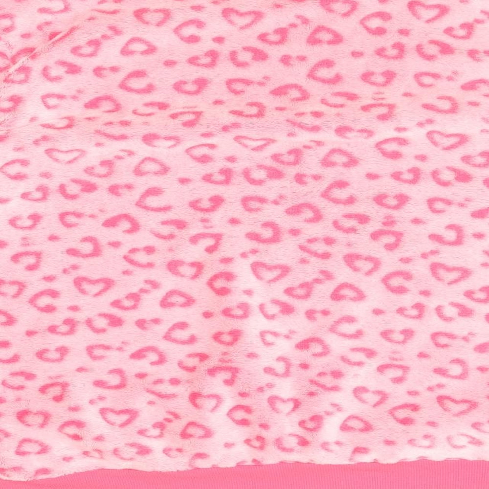 George Womens Pink Animal Print   Pyjama Top Size 14