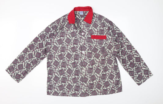 DAMIGO Mens Multicoloured Paisley   Button-Up Size XL