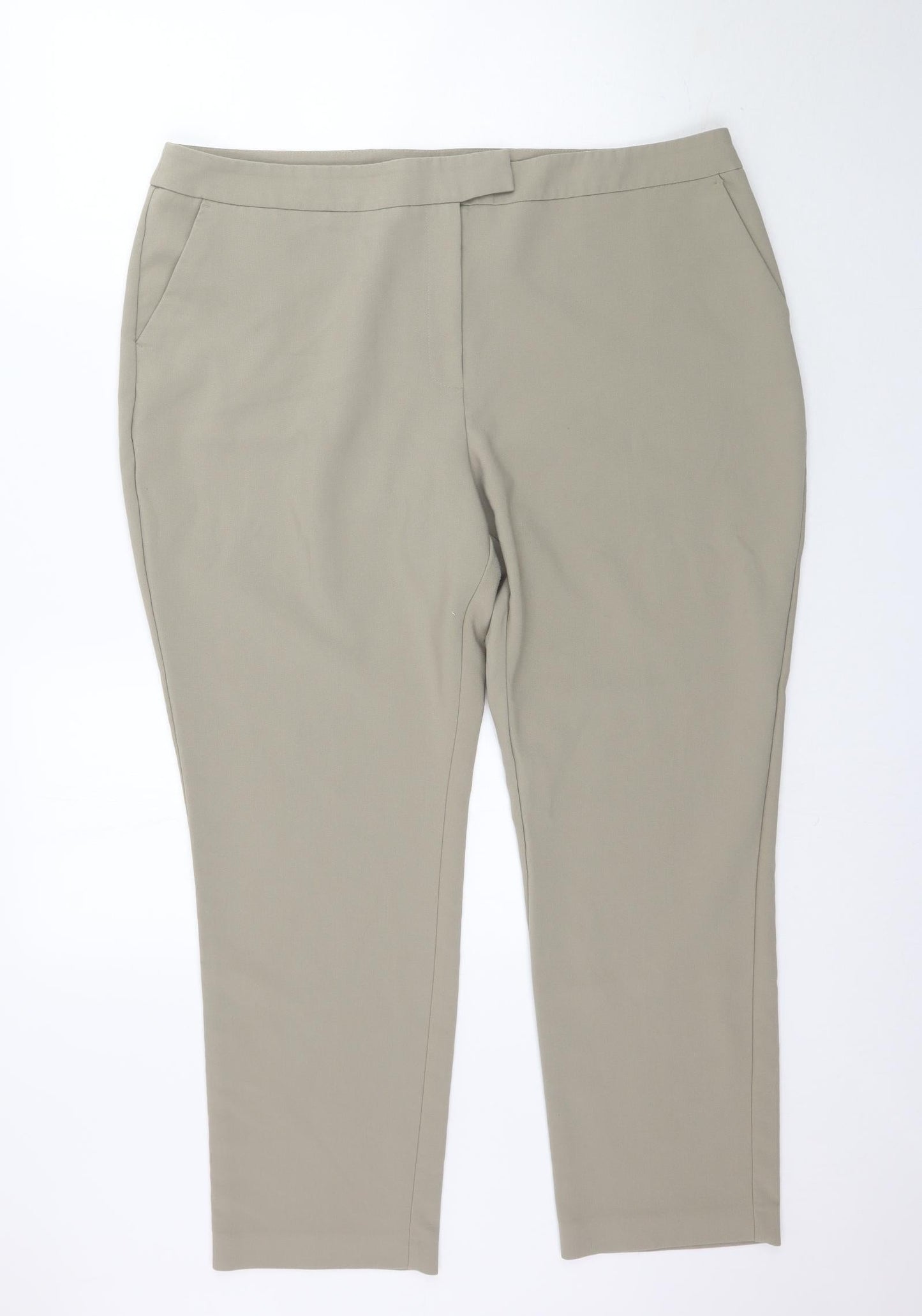By Very Womens Beige   Trousers  Size 20 L28 in