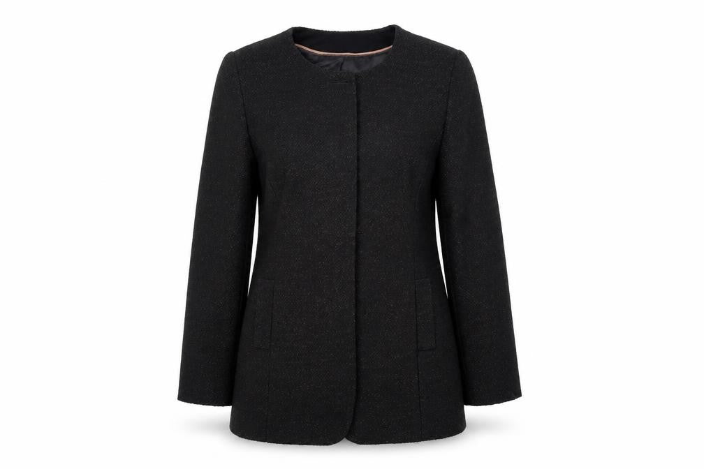 Jobis Womens Black   Overcoat Coat Size 14