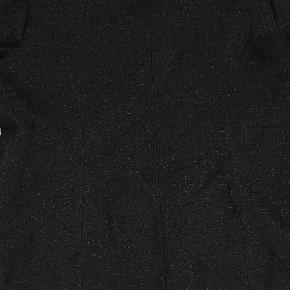 Jobis Womens Black   Overcoat Coat Size 14