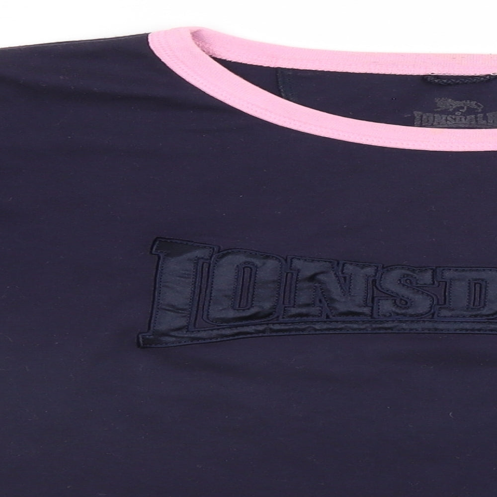 Lonsdale Womens Blue   Pullover Jumper Size 16