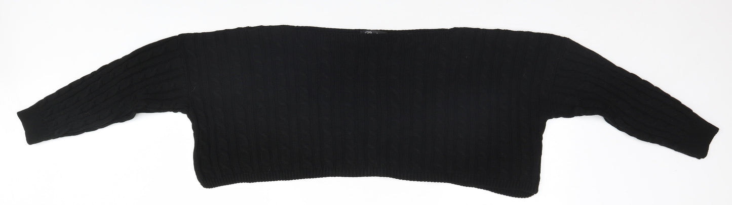 Pure Fashion Womens Black   Pullover Jumper