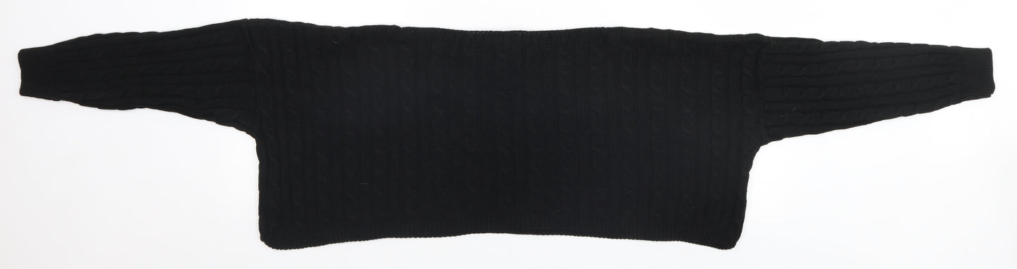 Pure Fashion Womens Black   Pullover Jumper