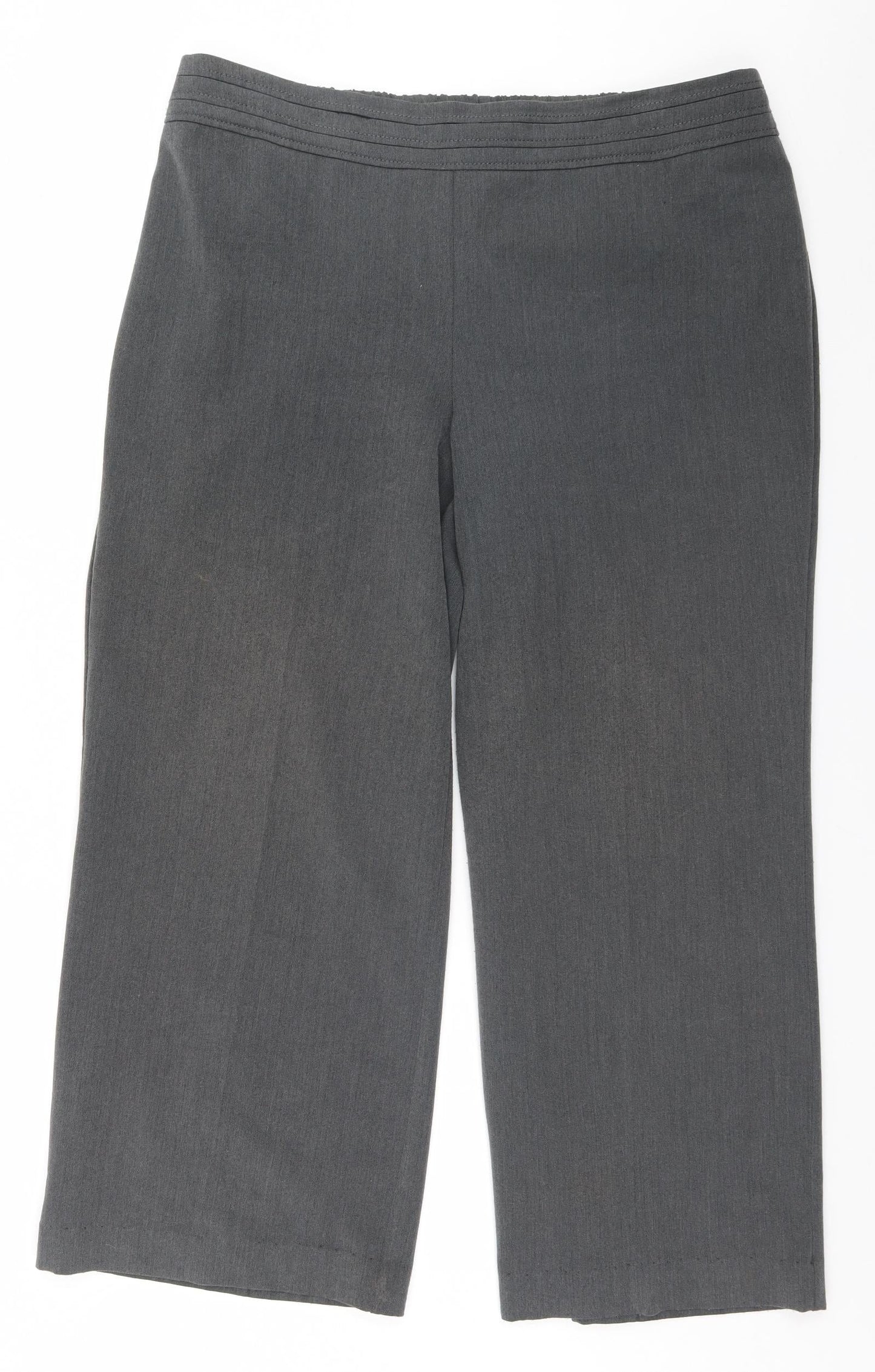Preworn Womens Grey   Trousers  Size 18 L28 in