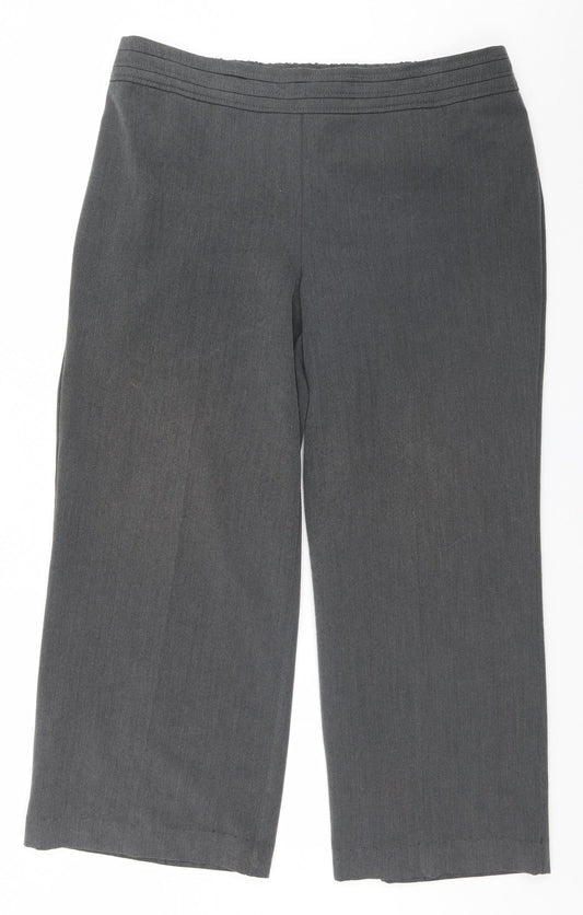 Preworn Womens Grey   Trousers  Size 18 L28 in