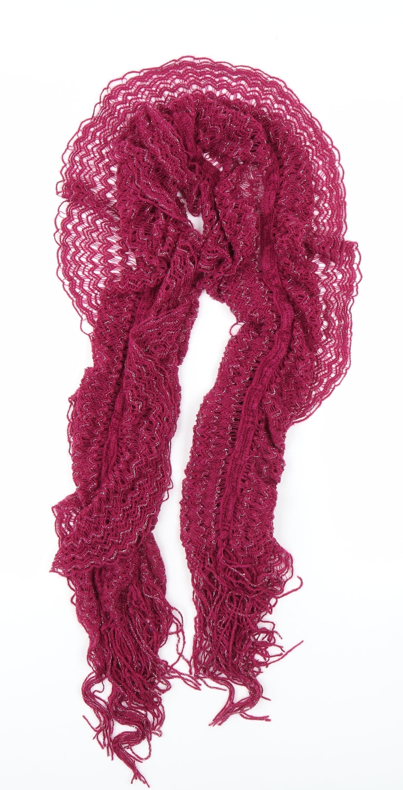 Preworn Womens Pink    Scarf   - boa