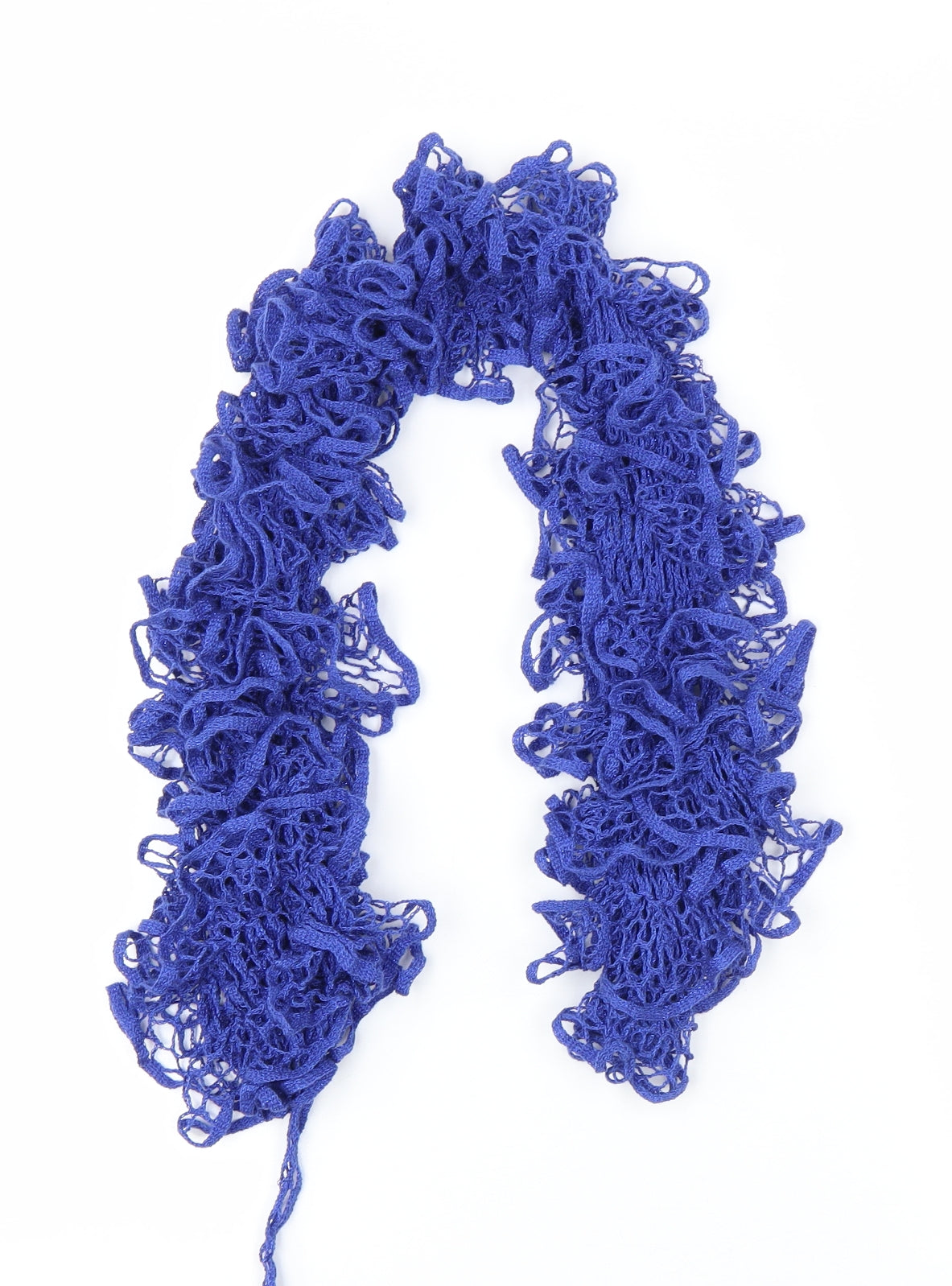 Preworn Womens Blue    Scarf   - boa