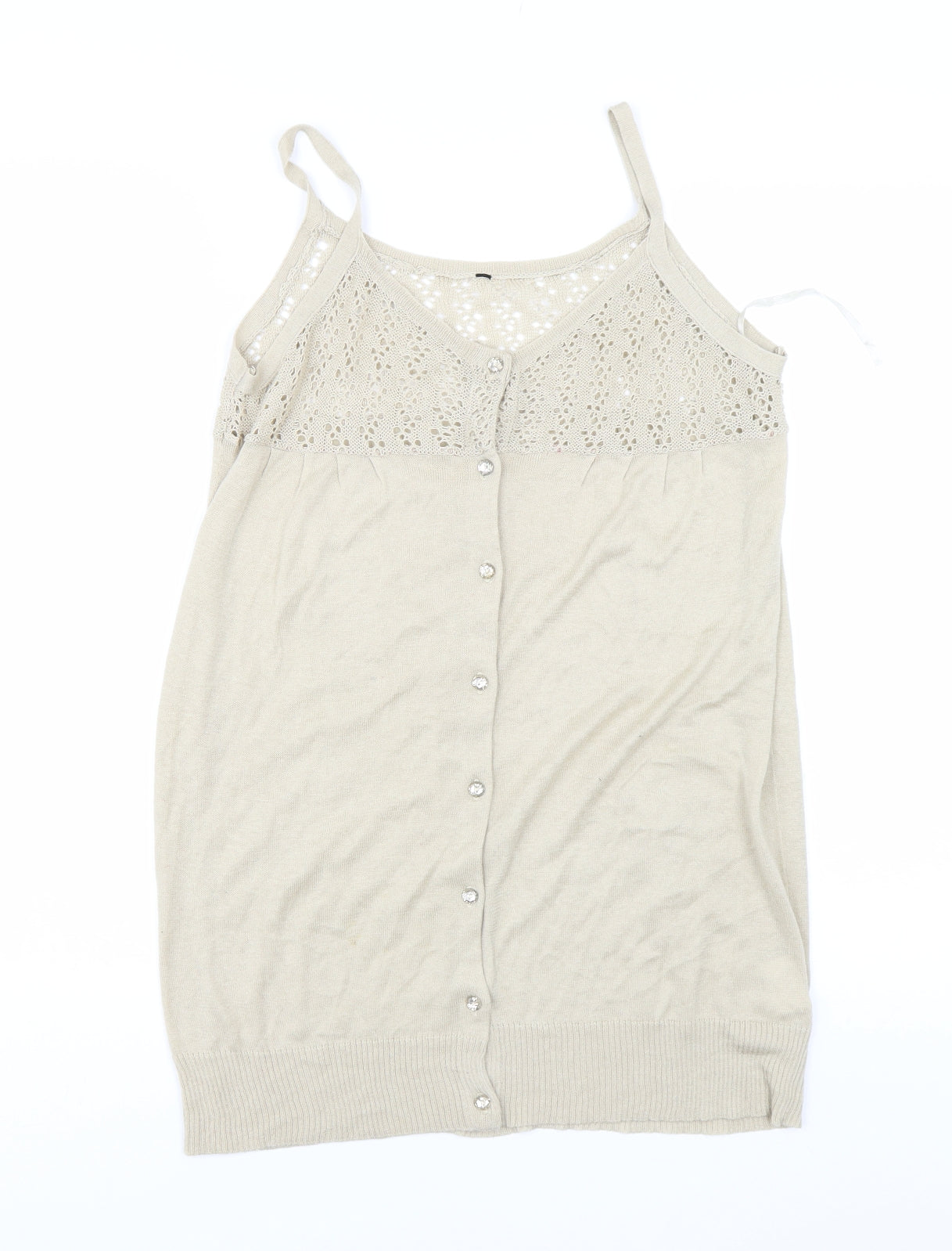 Innocence Womens Beige   Tunic Jumper Size M