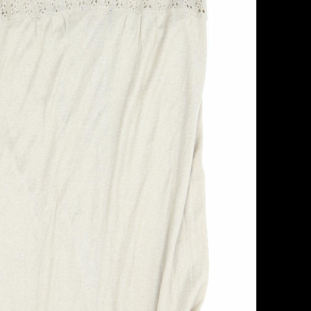 Innocence Womens Beige   Tunic Jumper Size M
