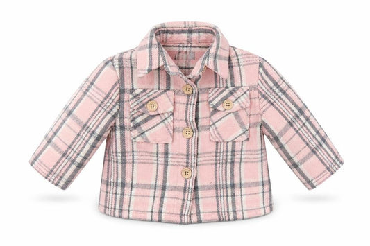 Primark Girls Pink Plaid  Basic Button-Up Size 3-6 Months