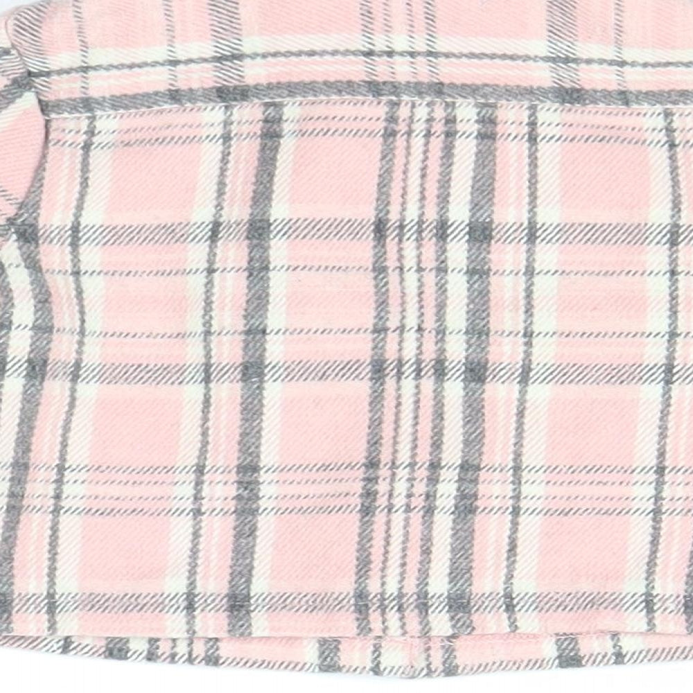 Primark Girls Pink Plaid  Basic Button-Up Size 3-6 Months