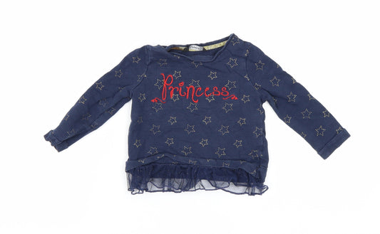George Baby Blue   Basic Blouse Size 12-18 Months