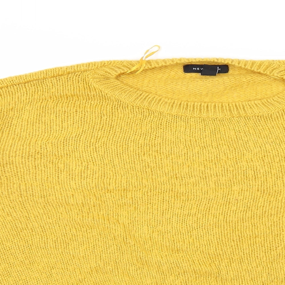 New Look Womens Yellow   Pullover Jumper Size L